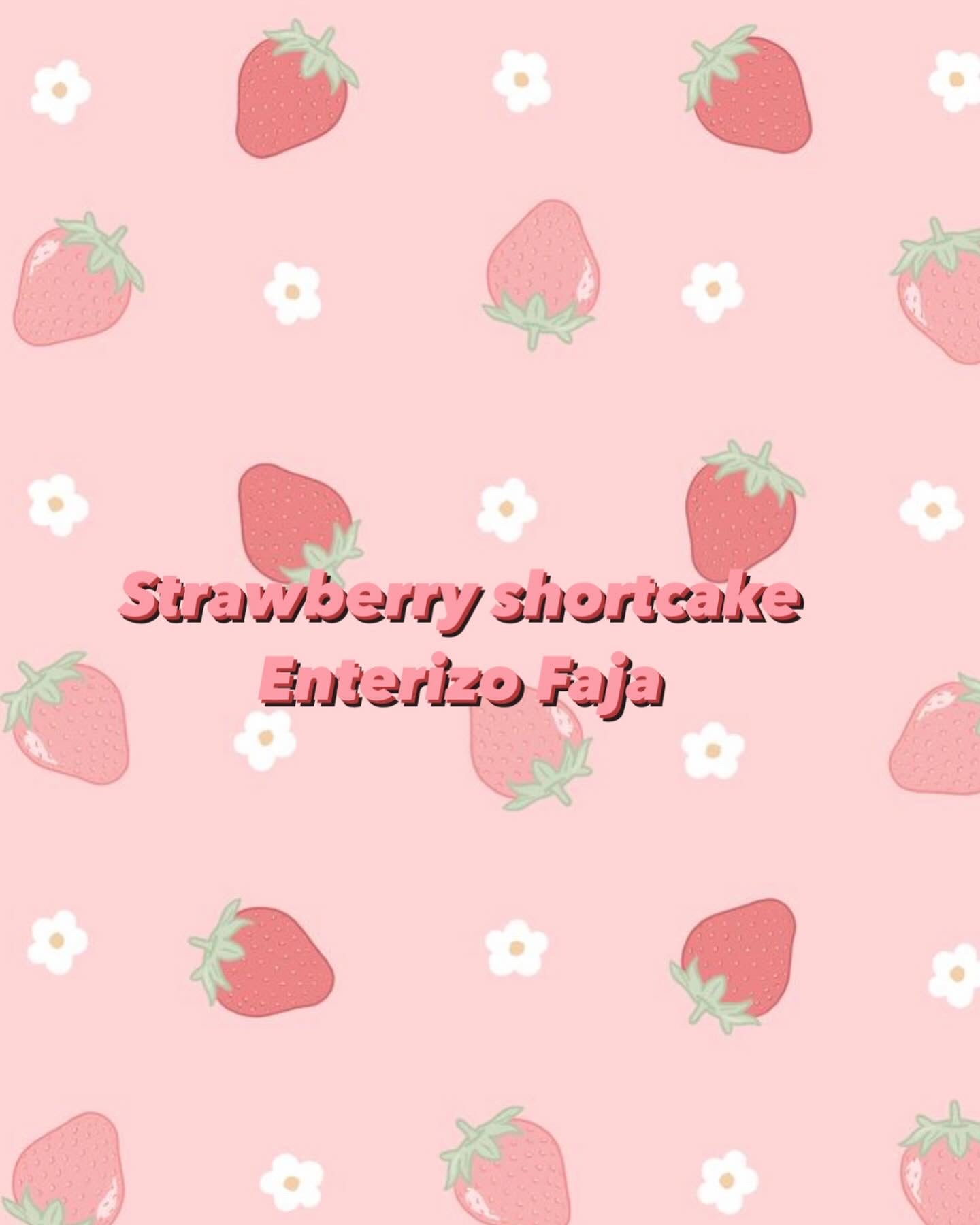 Strawberry shortcake Enterizo Faja